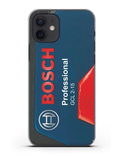 Чехол с рисунком кейс Бош силиконовый для iPhone 12