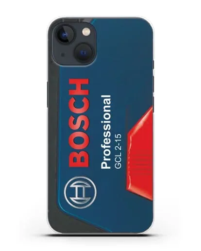 Чехол с рисунком кейс Бош силиконовый для iPhone 13