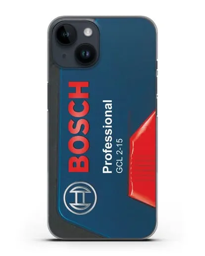 Чехол с рисунком кейс Бош силиконовый для iPhone 14