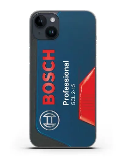 Чехол с рисунком кейс Бош силиконовый для iPhone 14 Plus