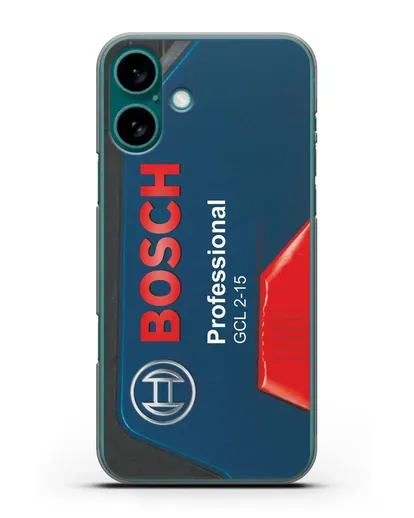 Чехол с рисунком кейс Бош силиконовый для iPhone 16 Plus