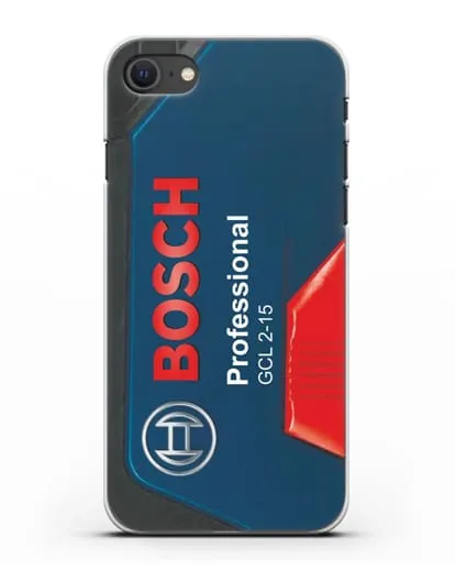 Чехол с рисунком кейс Бош силиконовый для iPhone SE 2020