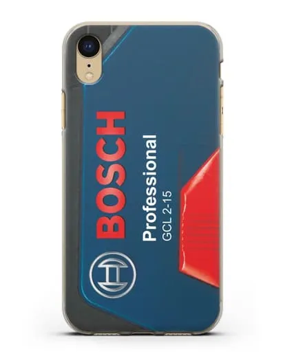 Чехол с рисунком кейс Бош силиконовый для iPhone XR
