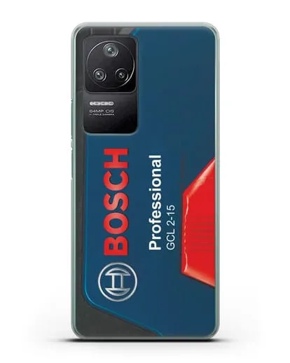 Чехол с рисунком кейс Бош силиконовый для Xiaomi Poco F4