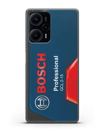 Чехол с рисунком кейс Бош силиконовый для Xiaomi Poco F5