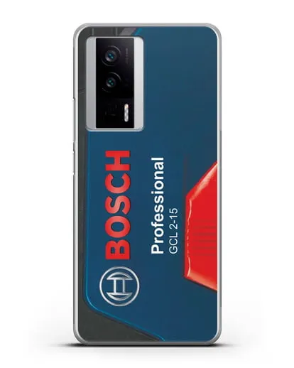 Чехол с рисунком кейс Бош силиконовый для Xiaomi Poco F5 Pro