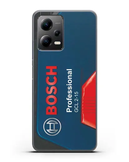 Чехол с рисунком кейс Бош силиконовый для Xiaomi Poco X5