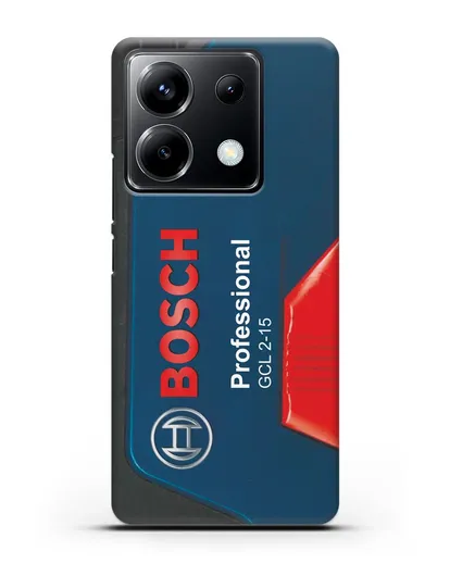 Чехол с рисунком кейс Бош силиконовый для Xiaomi Poco X6