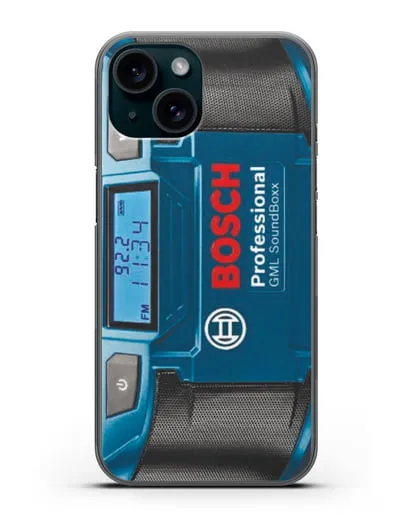 Чехол радио Bosch Soundboxx силиконовый для iPhone 15