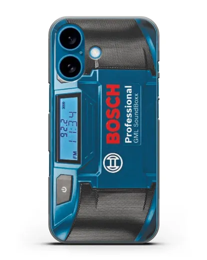 Чехол радио Bosch Soundboxx силиконовый для iPhone 16