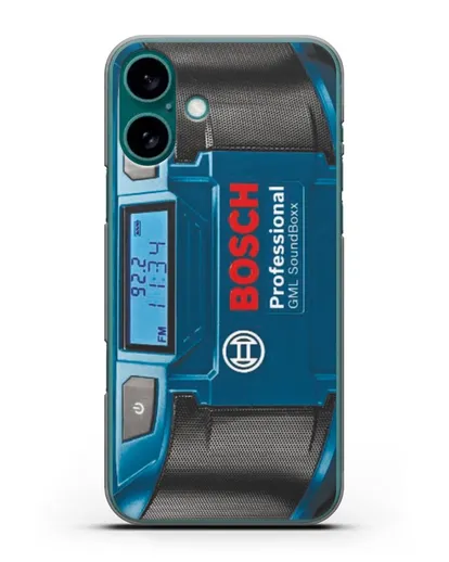 Чехол радио Bosch Soundboxx силиконовый для iPhone 16 Plus