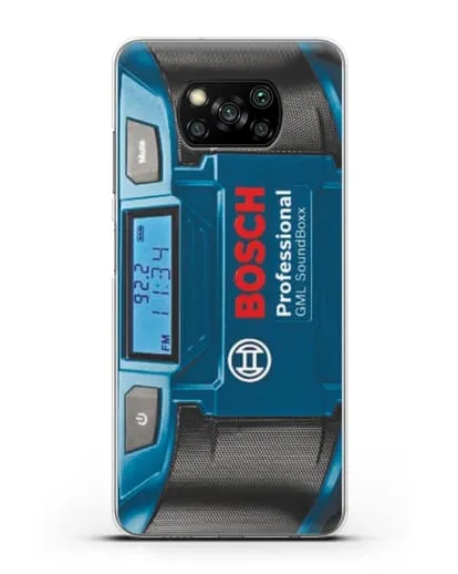 Чехол радио Bosch Soundboxx силиконовый для Xiaomi Poco X3