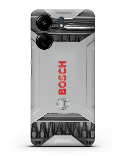 Чехол кейс с битами Bosch силиконовый для Xiaomi Poco C65