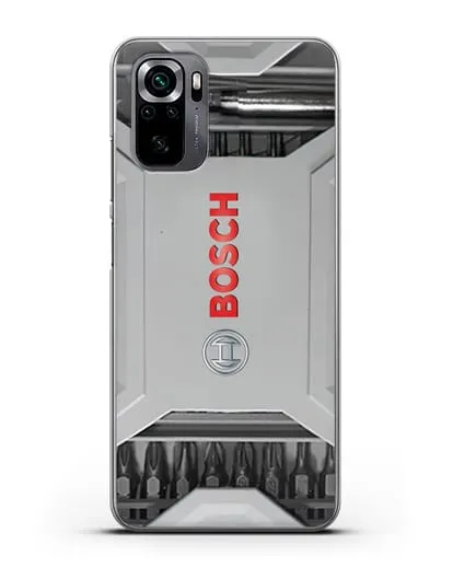 Чехол кейс с битами Bosch силиконовый для Xiaomi Poco M5s