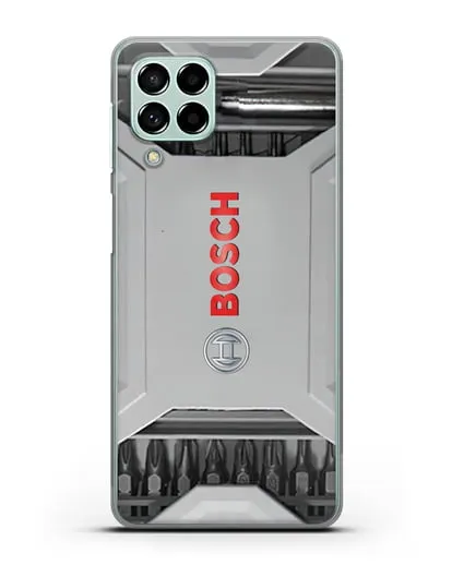 Чехол кейс с битами Bosch силиконовый для Samsung Galaxy M53 [SM-M536]