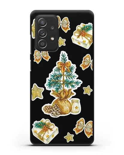 Чехол с иллюстрацией Ёлочка и банты силиконовый для Samsung Galaxy A53