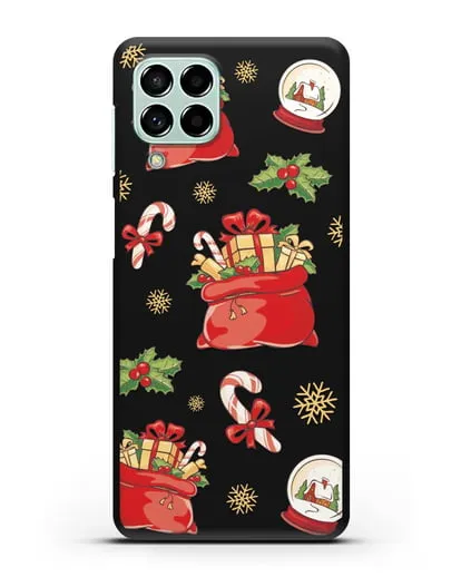 Чехол с иллюстрацией Новогодние подарки силиконовый для Samsung Galaxy M53 [SM-M536]