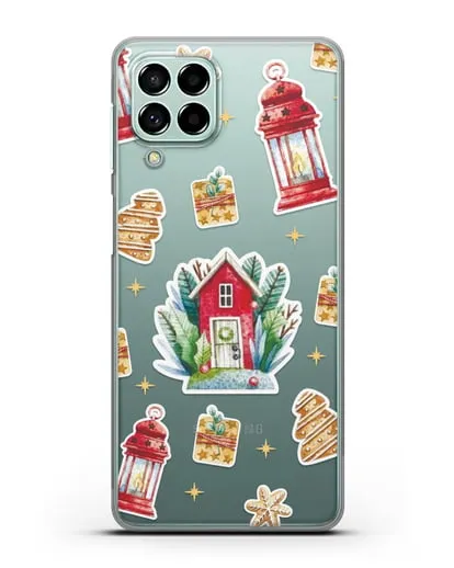 Чехол с иллюстрацией Домик и фонари силиконовый для Samsung Galaxy M53 [SM-M536]
