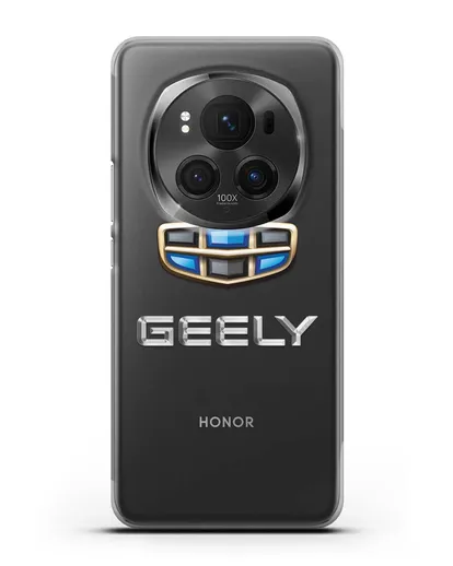 Чехол с логотипом Geely (Джили) силиконовый для Honor Magic 6 Pro