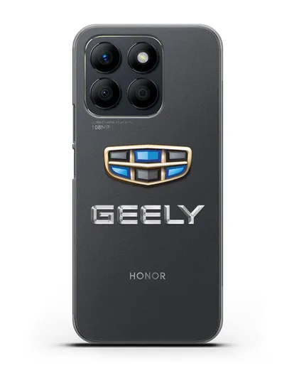 Чехол с логотипом Geely (Джили) силиконовый для Honor X8b
