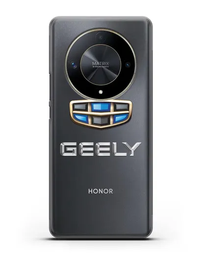 Чехол с логотипом Geely (Джили) силиконовый для Honor X9b