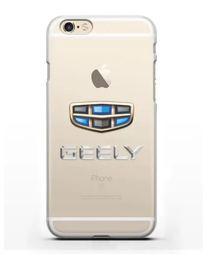 Чехол с логотипом Geely (Джили) силиконовый для iPhone 6