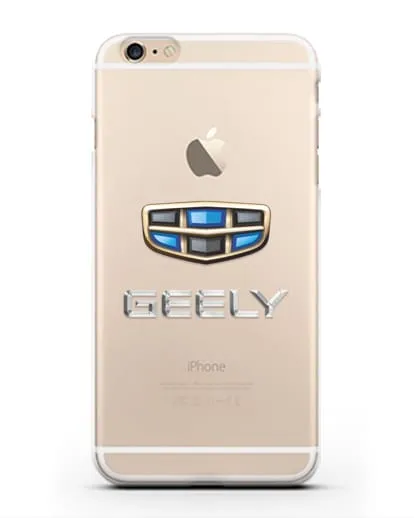 Чехол с логотипом Geely (Джили) силиконовый для iPhone 6 Plus