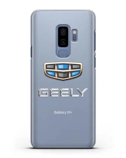 Чехол с логотипом Geely (Джили) силиконовый для Samsung Galaxy S9 Plus [SM-G965F]