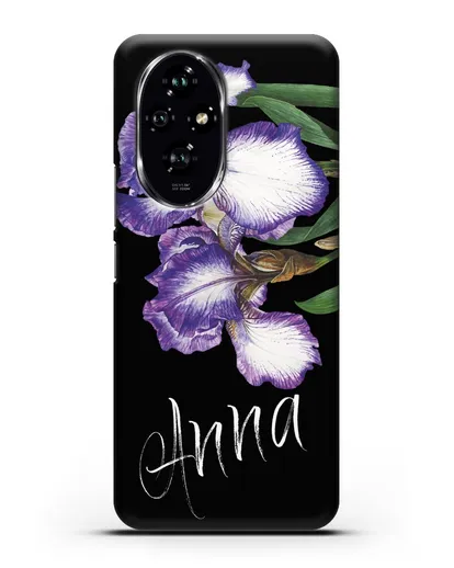 Именной чехол Ирисы силиконовый для Honor 200