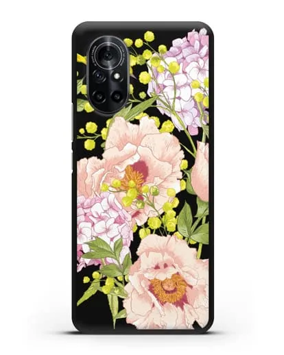 Чехол Садовая мелодия силиконовый для Huawei Nova 8