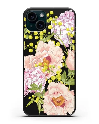 Чехол Садовая мелодия силиконовый для iPhone 15 Plus