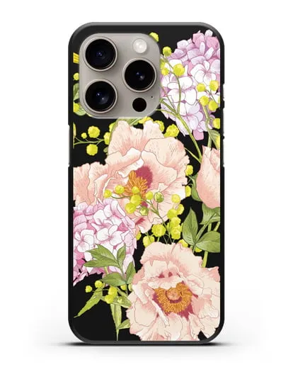 Чехол Садовая мелодия силиконовый для iPhone 15 Pro