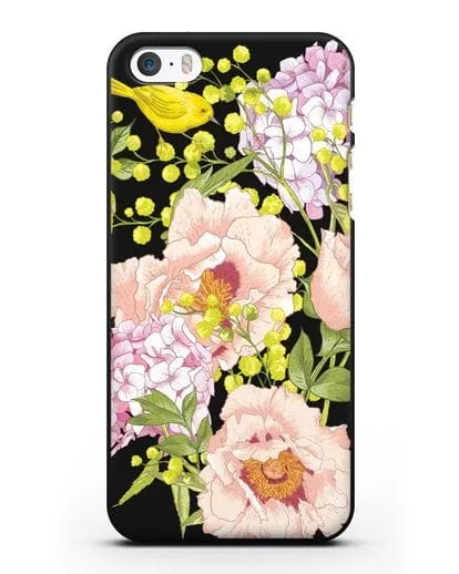 Чехол Садовая мелодия силиконовый для iPhone 5/5s/SE