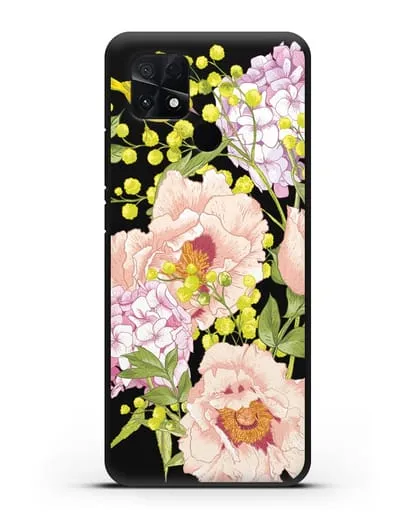 Чехол Садовая мелодия силиконовый для Xiaomi Poco C40