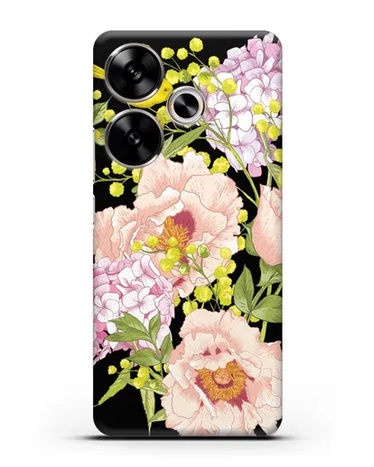 Чехол Садовая мелодия силиконовый для Xiaomi Poco F6