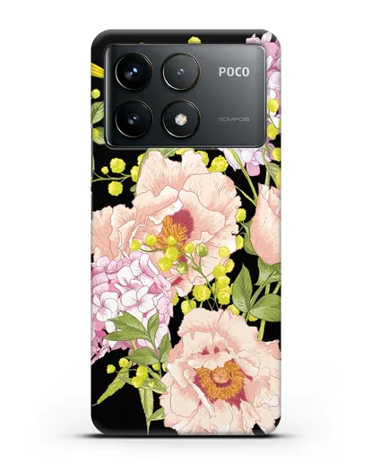 Чехол Садовая мелодия силиконовый для Xiaomi Poco F6 Pro