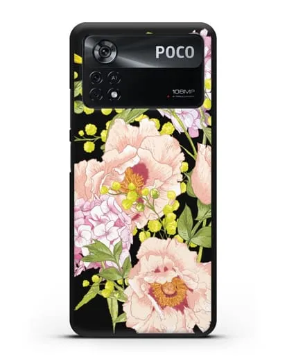 Чехол Садовая мелодия силиконовый для Xiaomi Poco X4 Pro