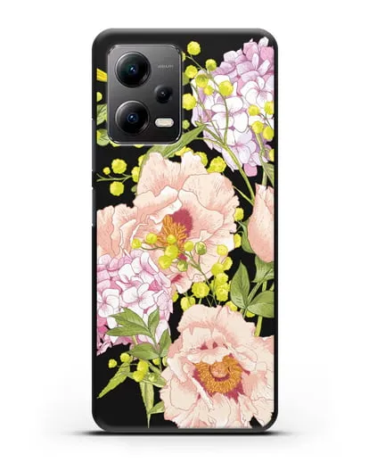 Чехол Садовая мелодия силиконовый для Xiaomi Poco X5