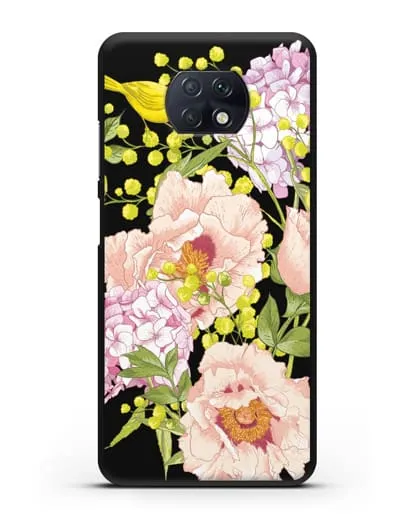 Чехол Садовая мелодия силиконовый для Xiaomi Redmi Note 9T