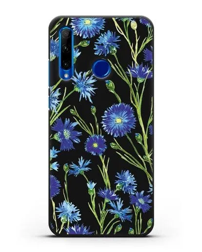 Чехол Васильки силиконовый для Honor 10i