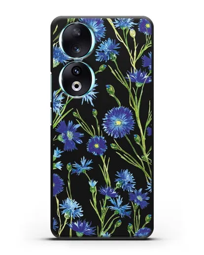 Чехол Васильки силиконовый для Honor 90