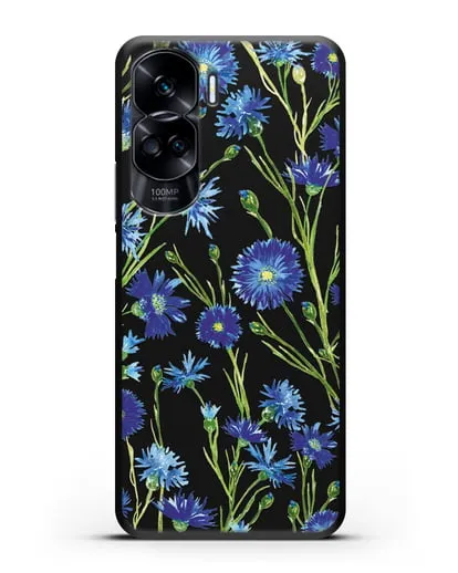 Чехол Васильки силиконовый для Honor 90 Lite