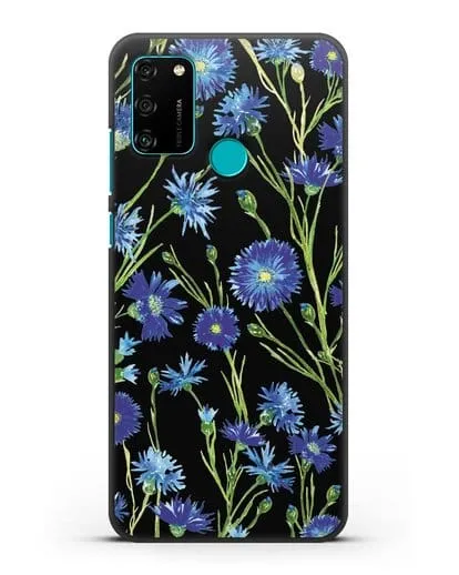 Чехол Васильки силиконовый для Honor 9A