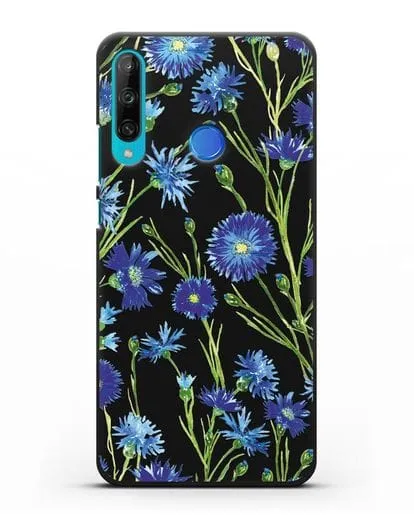 Чехол Васильки силиконовый для Honor 9C
