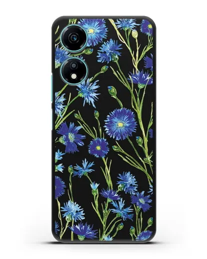 Чехол Васильки силиконовый для Honor X5 Plus