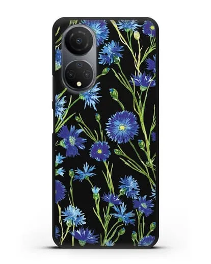 Чехол Васильки силиконовый для Honor X7