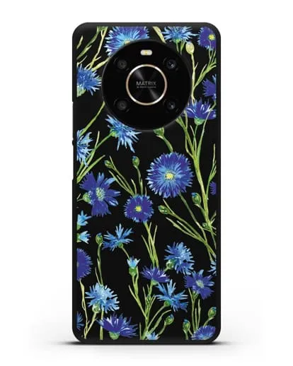 Чехол Васильки силиконовый для Honor X9