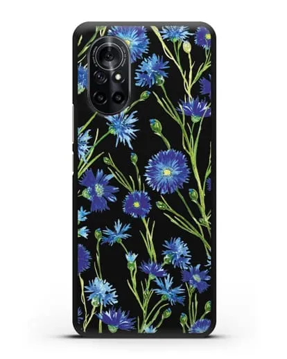 Чехол Васильки силиконовый для Huawei Nova 8