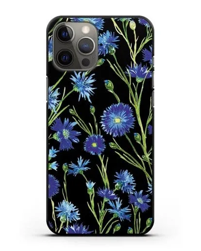 Чехол Васильки силиконовый для iPhone 12 Pro Max