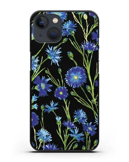 Чехол Васильки силиконовый для iPhone 13 Mini